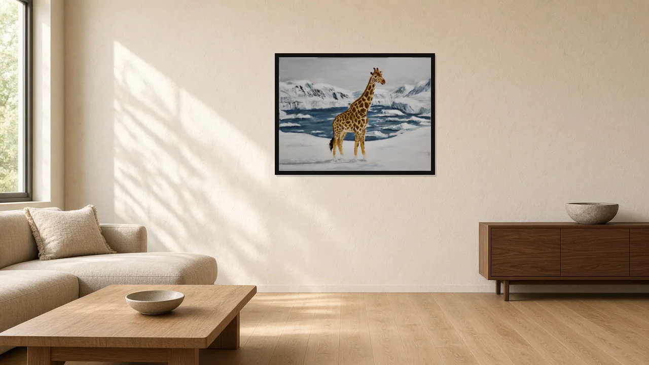 The Height of Cold hanging in a warm organic modern living room