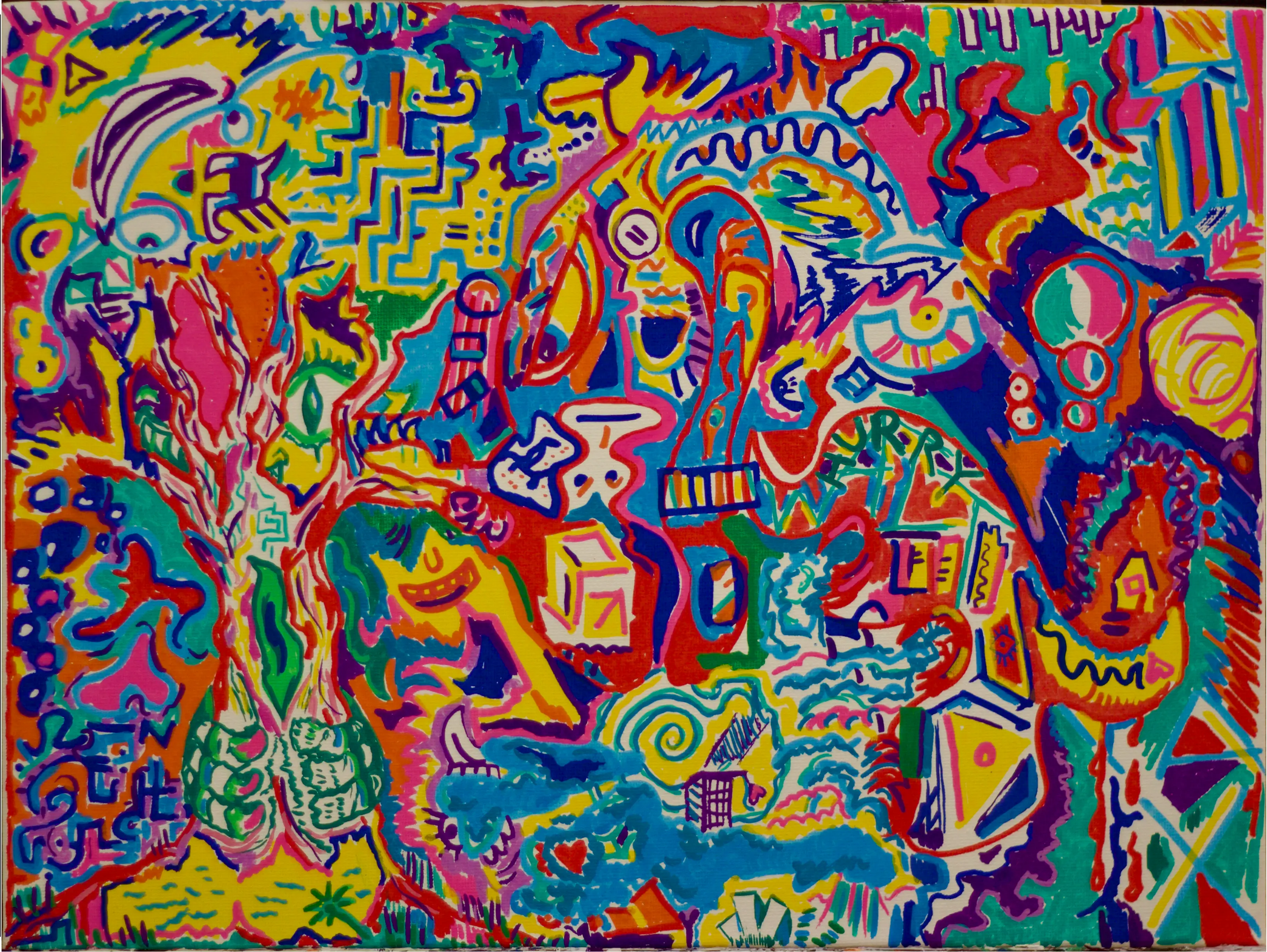 Painting by Xander Drake titled So Many Things